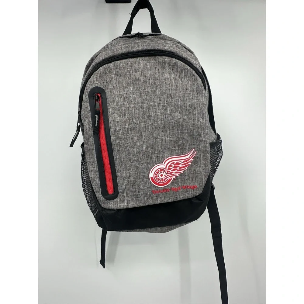 Detroit NHL Red Wings Backpack Heathered‎ Grey